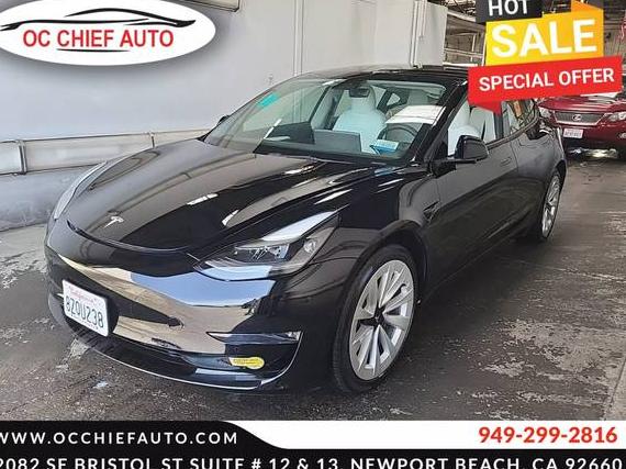 TESLA MODEL 3 2022 5YJ3E1EB2NF142583 image